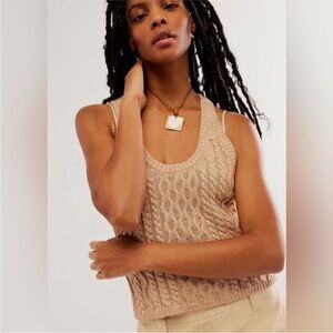 NWOT! 🌟Free People High Tide Foil Print Tank🌟.Size Large.